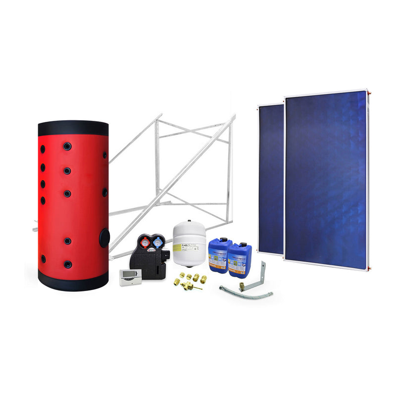 IMPIANTO SOLARE CIRCUITO FORZATO 500 LT ATON