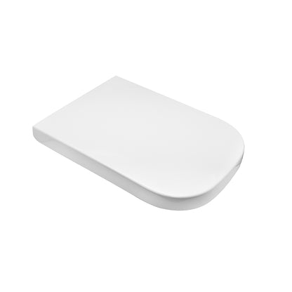 Sedile WC Galassia Meg Forma 7 in Termoindurente Bianco Soft Close