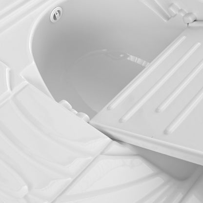 Mobile In Resina con Lavatoio + Coprilavatrice Vasca a Destra 60x107xh90