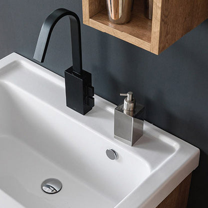 Mobile Lavatoio Due Ante Olmo montano con Lavabo in Ceramica 60x50 cm Xilon