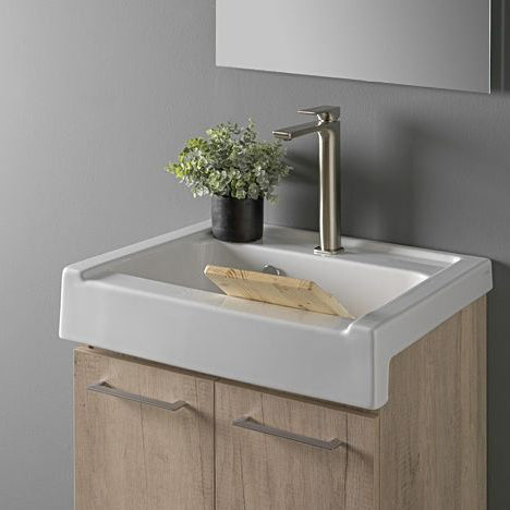 Asse di lavaggio in legno per lavabi Xilon