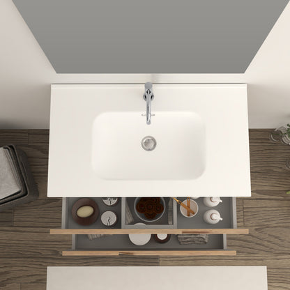 MOBILE BAGNO COMPLETO KANSAS NOCE L. 60 CM BADEN HAUS