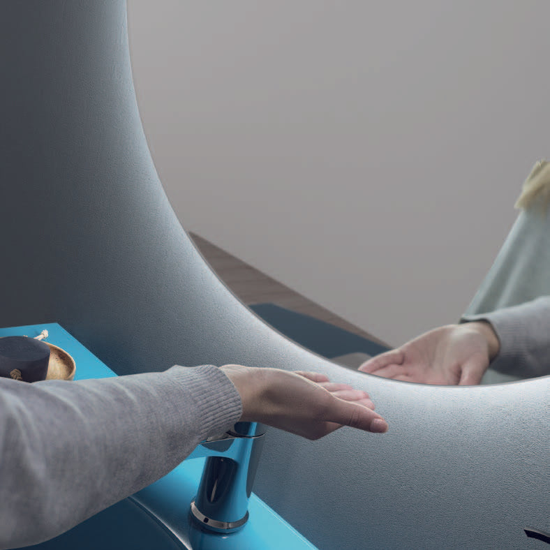 VANITAS SPECCHIO CON LED MOD. L105 DM.60 CM