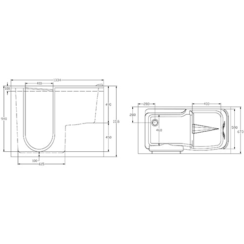 Doris Vasca per anziani Modello SX