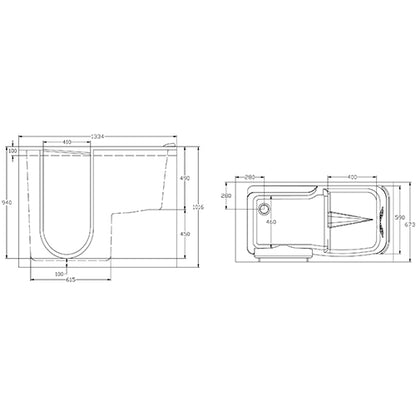 Doris Vasca per anziani Modello SX