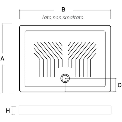 Piatto Doccia 80x100 H10 Linpha