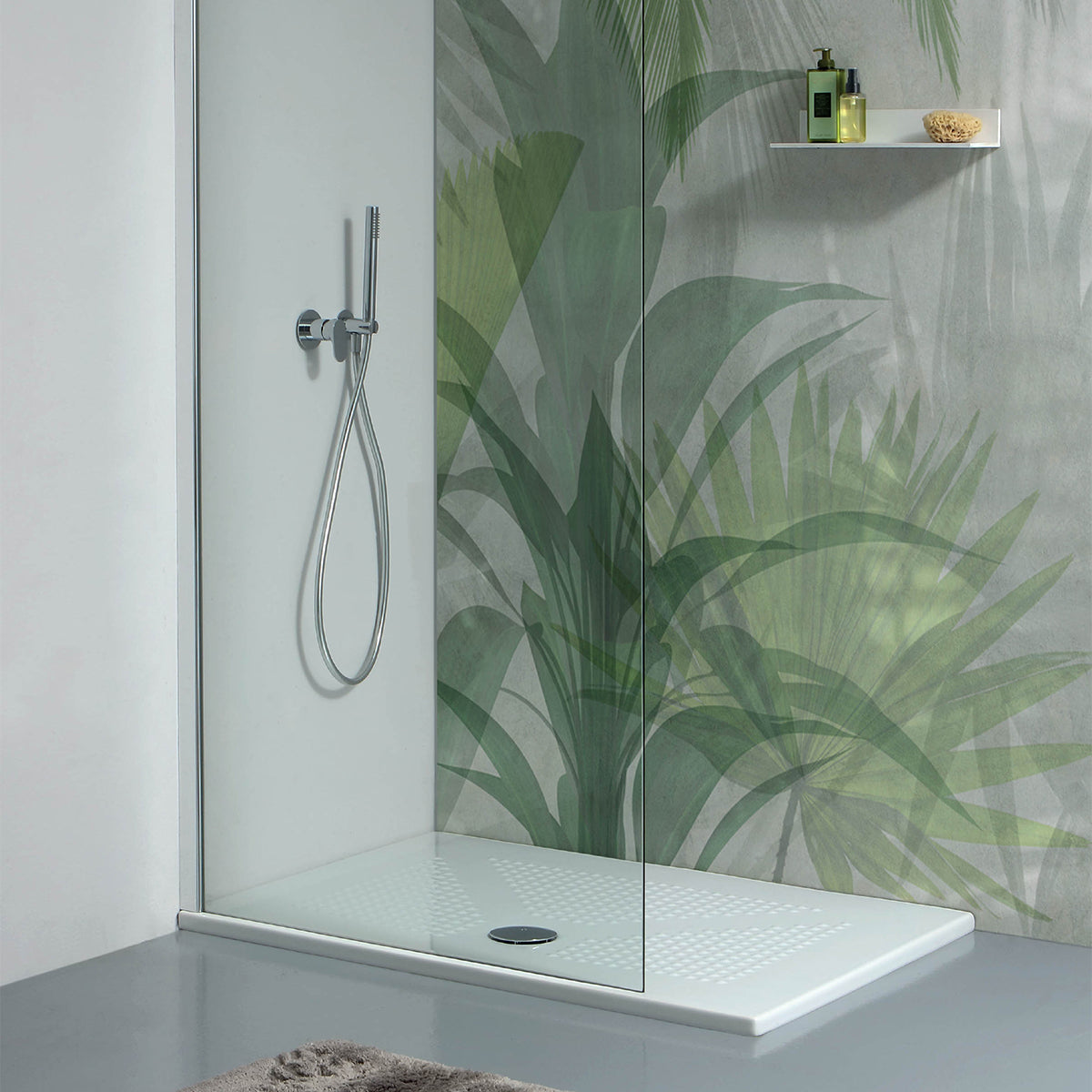 PIATTO DOCCIA 80X120 H3.6 RETTANGOLARE IN CERAMICA BIANCO LUCIDO