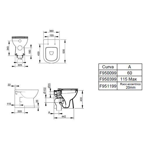 Gemma 2 Vaso filo muro BTW Dolomite
