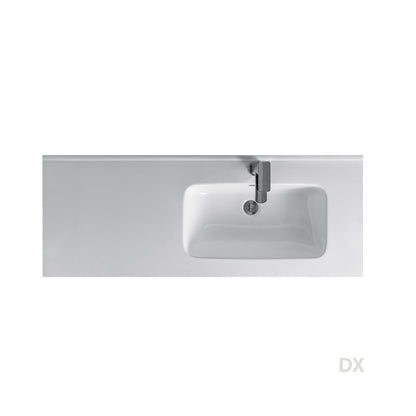 CONSOLLE CON VASCA LATERALE SX 121X46X18 LINPHA