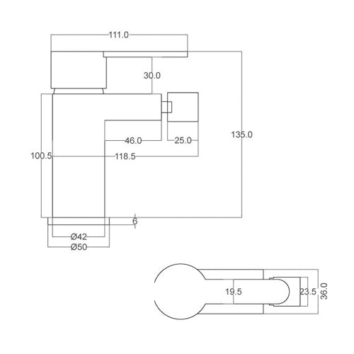 IOLE MISCELATORE MONOCOMANDO BIDET CROMO