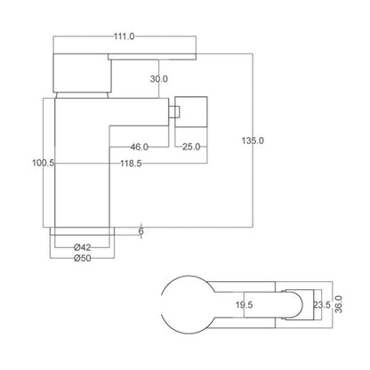 IOLE MISCELATORE MONOCOMANDO BIDET CROMO