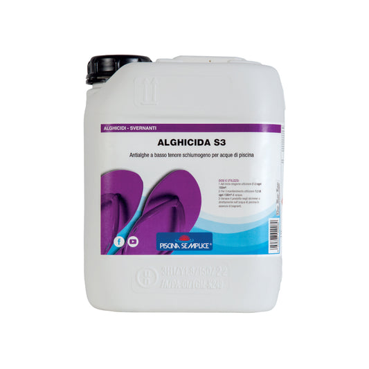 ALGHICIDA DI BASE "S3" PER PISCINE 5 KG