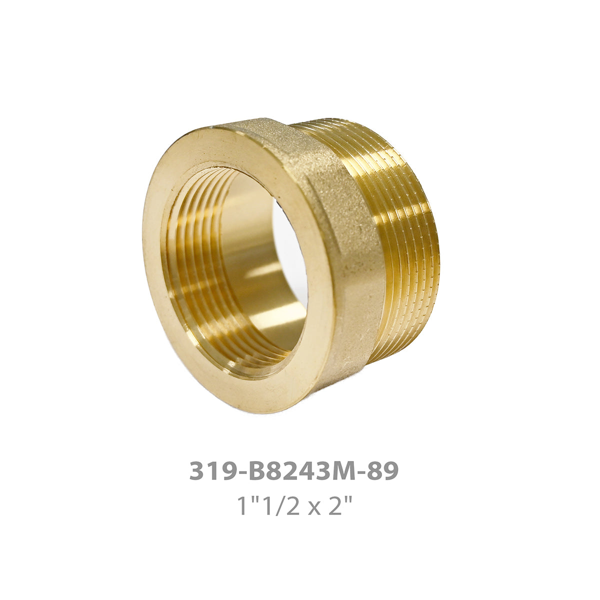 Prolunga Ridotta M 1/2" × F 3/4" in Ottone Giallo IBP Conex