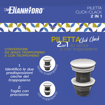 PILETTA CLICK-CLACK 2 IN 1