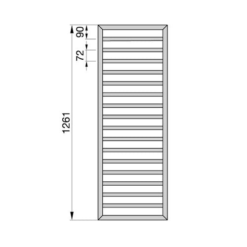 Subway H.1261 Cm.45 Bianco Zehnder