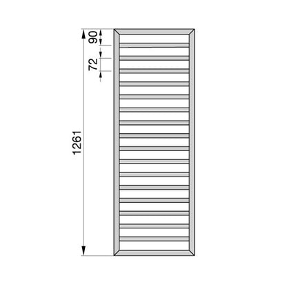 Subway H.1261 Cm.45 Bianco Zehnder