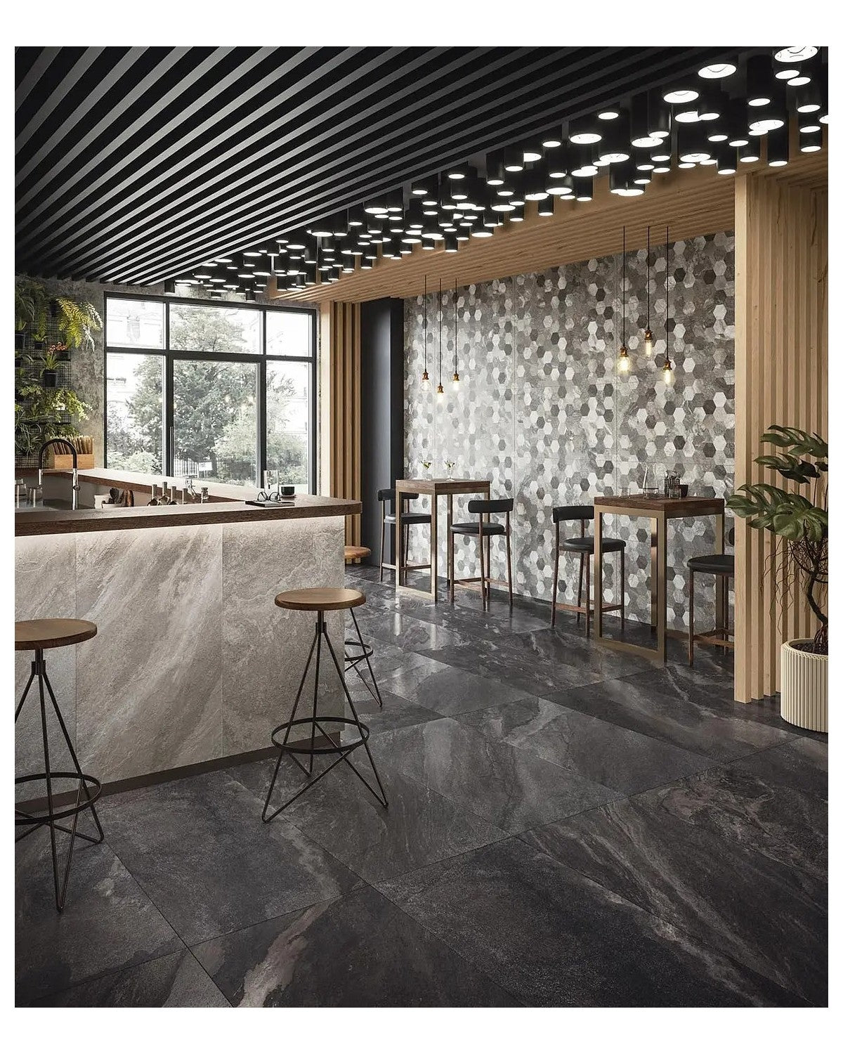 Evoluta Cluster Dark Nat. Rett 60x120 Ceramiche Piemme