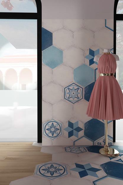 Vietri Azzurro 22x22 Savoia Italia