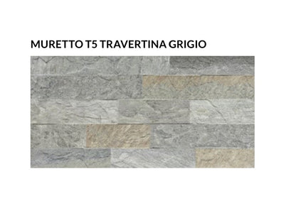 Piastrella Trentina Muretto Grigio 21,6×43,5 cm Savoia Italia