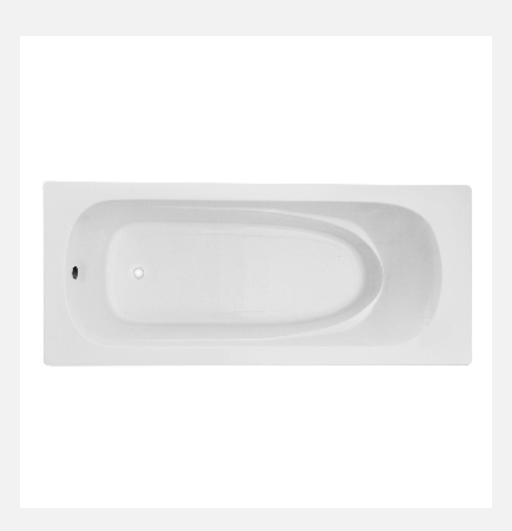 Bathtub 160x70 Rect. Shell