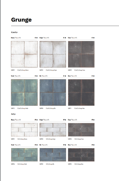 Grunge Verde 7x21.6 Savoia