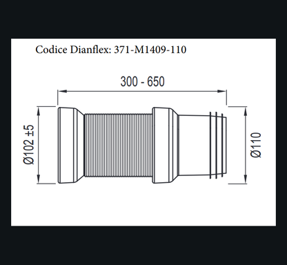 Tubo Flessibile 100 mm