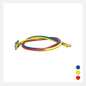 Tubi Flessibili Frusta 1500 mm attacchi in linea con valvola a sfera 5 blu X R410-R432