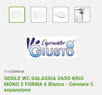 Sedile WC Krio Galassia