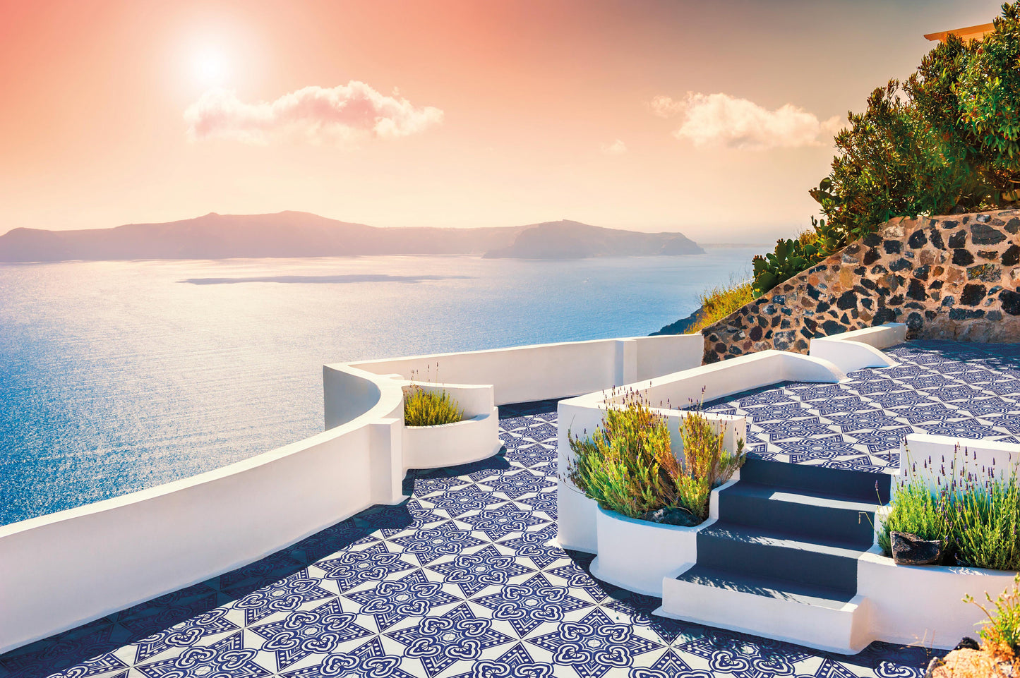 Vietri Azzurro 22x22 Savoia Italia