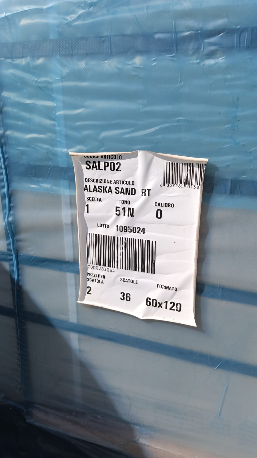 Piastrella Alaska Sand 60×120 cm Rettificata Savoia Italia in Gres Porcellanato