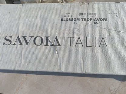 Blossom Tropical Avorio 33,3x100 Rettificato Matt Savoia Italia