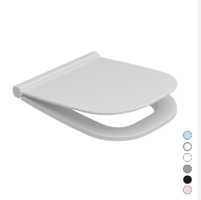 Alba Sedile WC Soft Closing Bianco Dolomite
