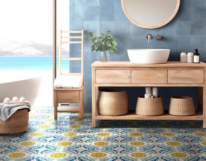 Vietri Azzurro 22x22 Savoia Italia