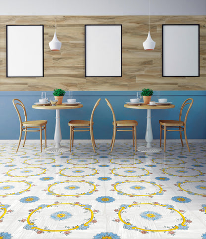 Piastrella Cotto Mediterraneo Blu 22×22 cm Savoia Italia