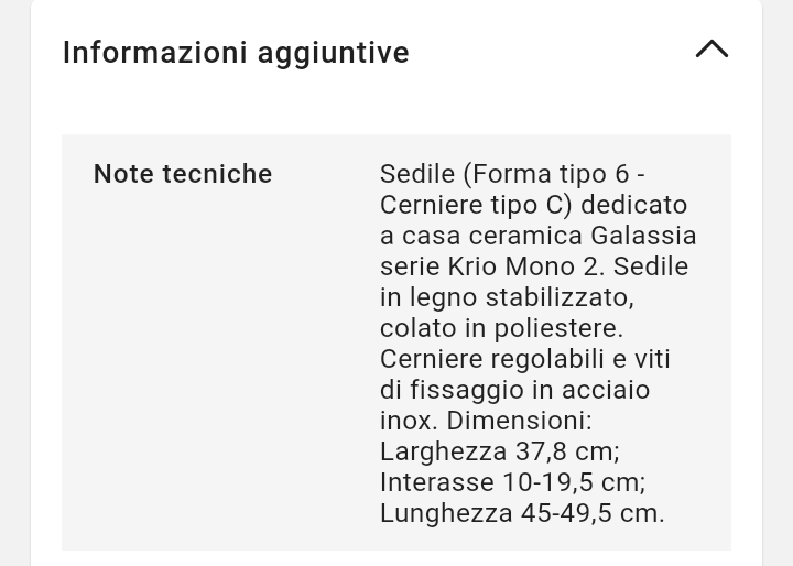 Sedile WC Krio Galassia