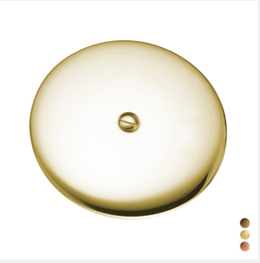 Piastra Dorata In Ottone Diam.150