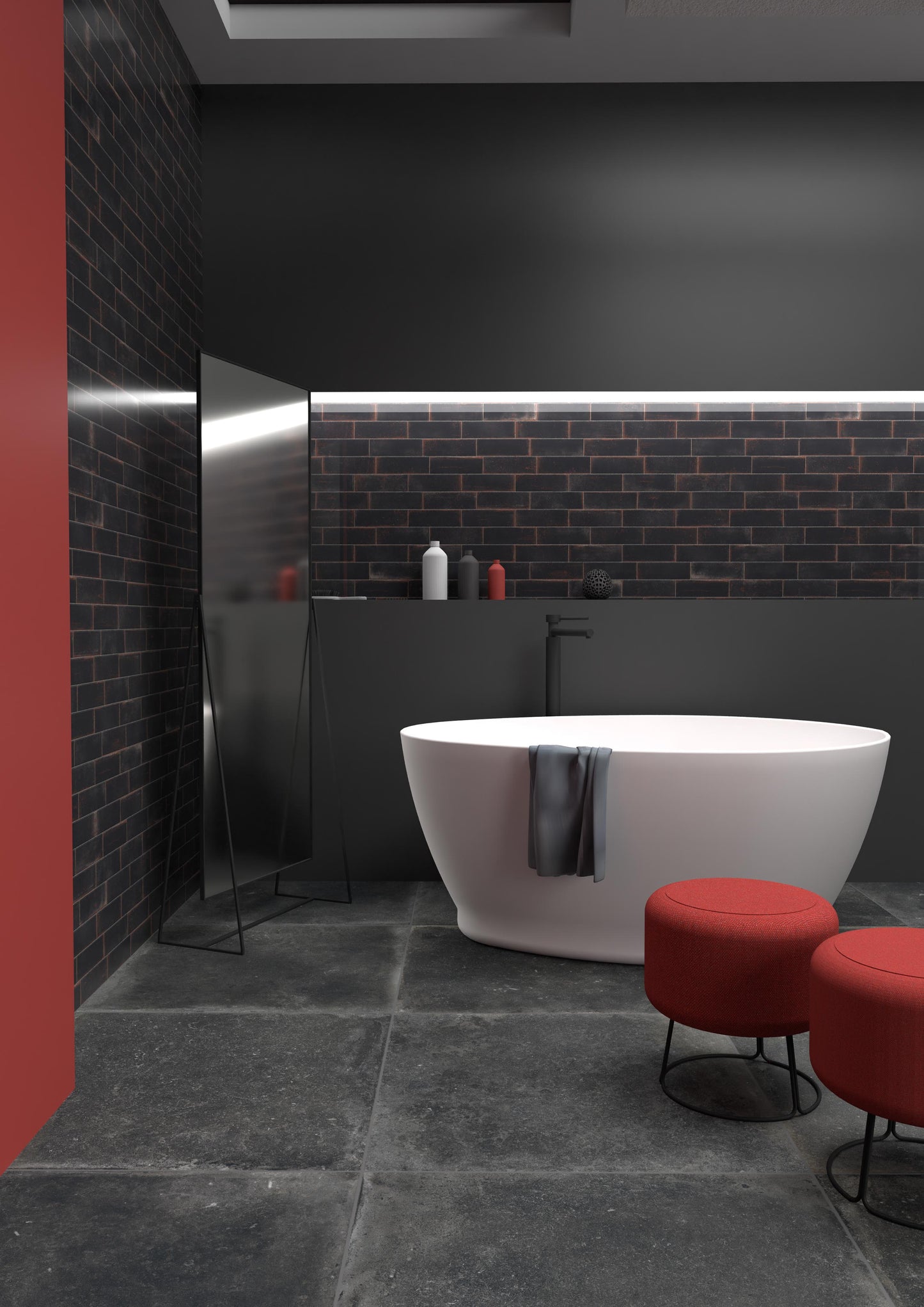 Grunge Nero 21.6x21.6 Savoia Italia