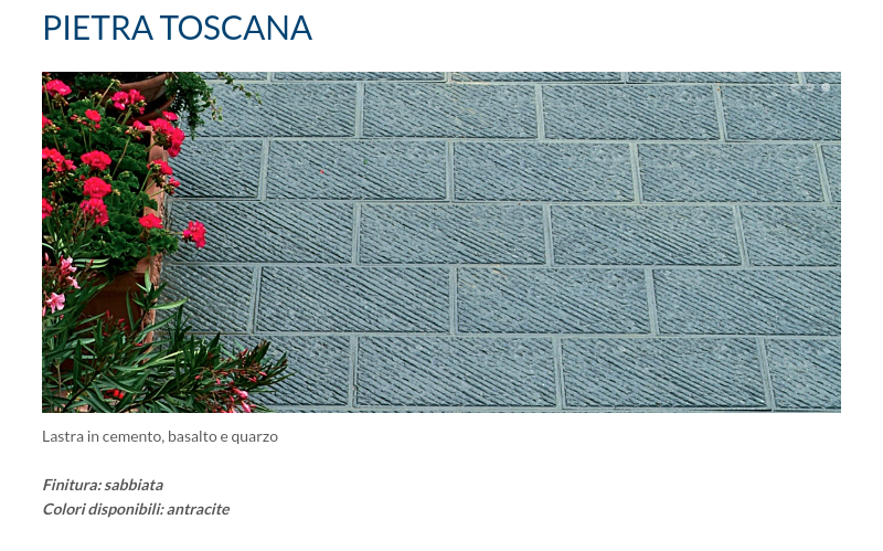 Pietra Toscana 40x40x3,8 Giulioli