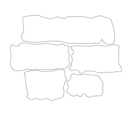 Le Vecchie Mura Grigio Ocra in Pietra Ricostruita Primiceri Manufatti