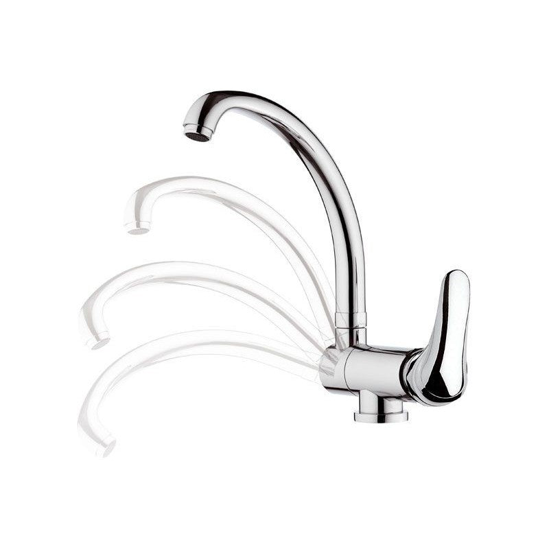 Miscelatore Lavello Sottofinestra Serena Cromo Daniel