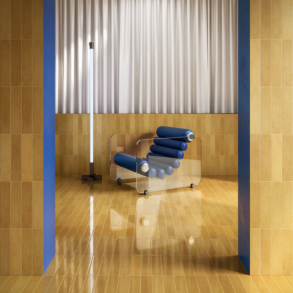 Porta Nuova Senape Lux 6,5x29 Cir Ceramiche