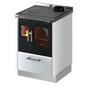 Smart 80 Ventilata Metallo Bianco Cucina a Legna 7,5 kW Cadel