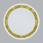 GOLD Specchio finitura ORO con led Ø90