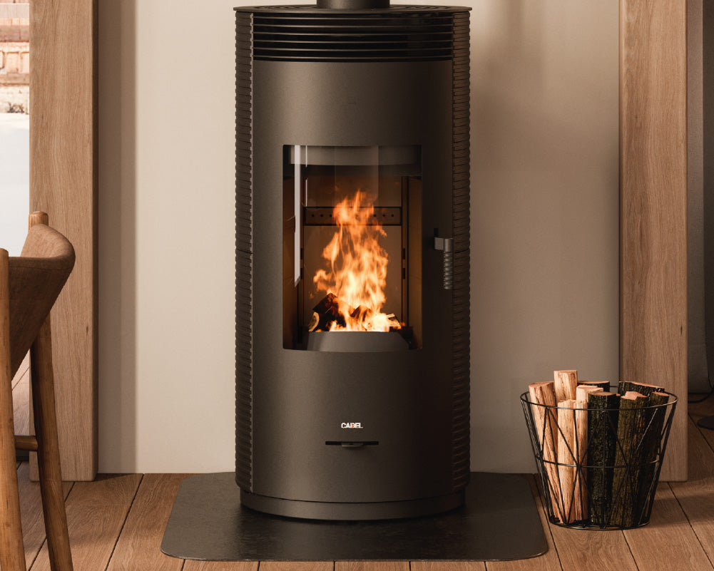 Spin 9 Wood Air Stufa a Legna 9 Kw Ad Aria CADEL