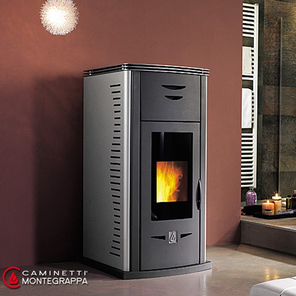 Stufa idro Pellet Plus serie 15400 Power 19 KW Caminetti Montegrappa