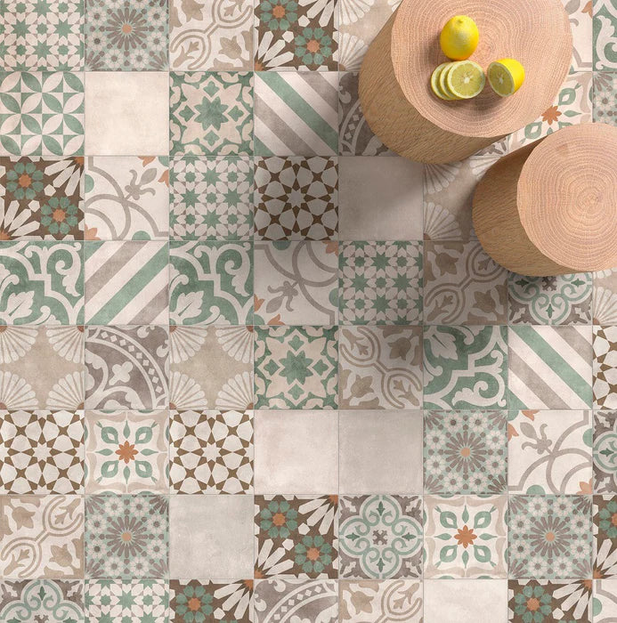 Piastrella Talè Mix Orientale 21,6×21,6 cm Savoia Italia