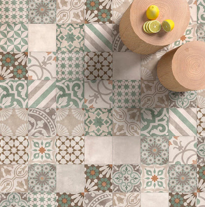 Piastrella Talè Mix Orientale 21,6×21,6 cm Savoia Italia