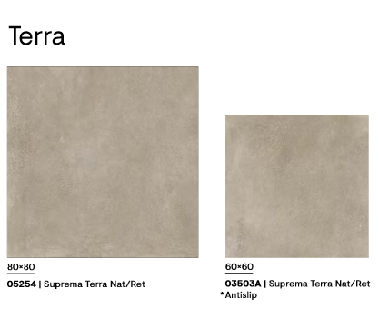 Suprema Terra Nat./Rett. 60x60 Piemme Ceramiche