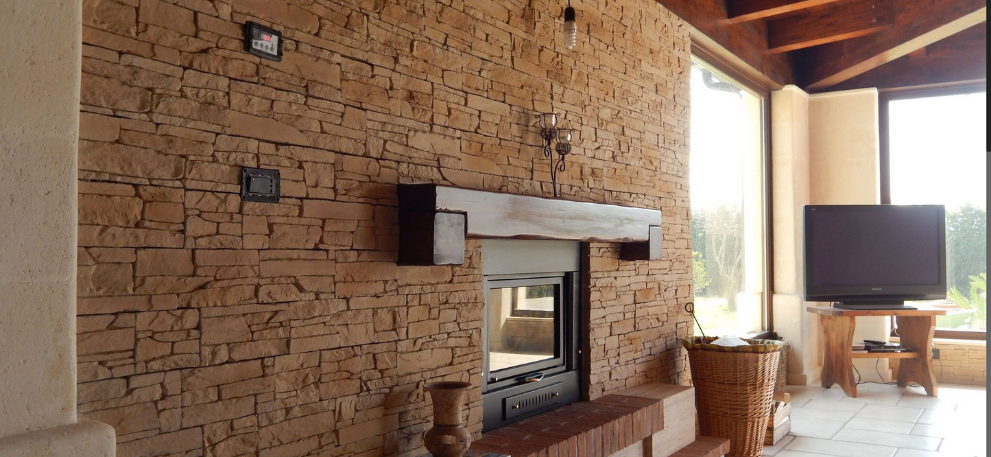 Quarzite Terra ombra 12,5x45 CGM manufatti