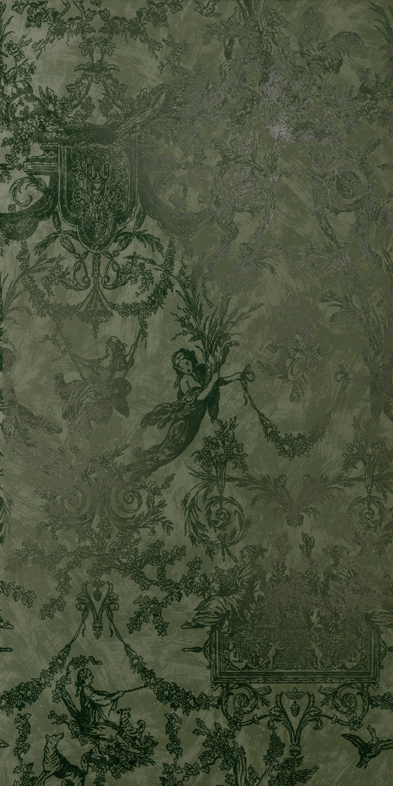 Chromagic Toile de jouy olive 60x120 Rettificato Cir Ceramiche